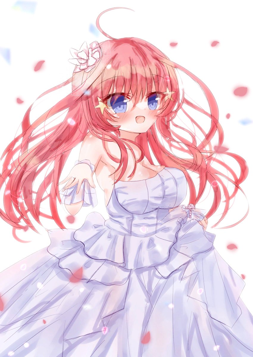 猫タシさんがTwitterに投稿した中野五月(五等分の花嫁)のイラスト。