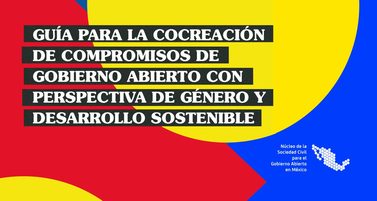 Llevamos tiempo recolectando los mejores elementos para cocrear acciones desde la perspectiva de género y desarrollo sostenible, principalmente en espacios de Gobierno Abierto para resumirlos en una guía práctica.

 ⬇
bit.ly/3xRmNnw
#GobiernoAbierto #Agenda2030 #Género