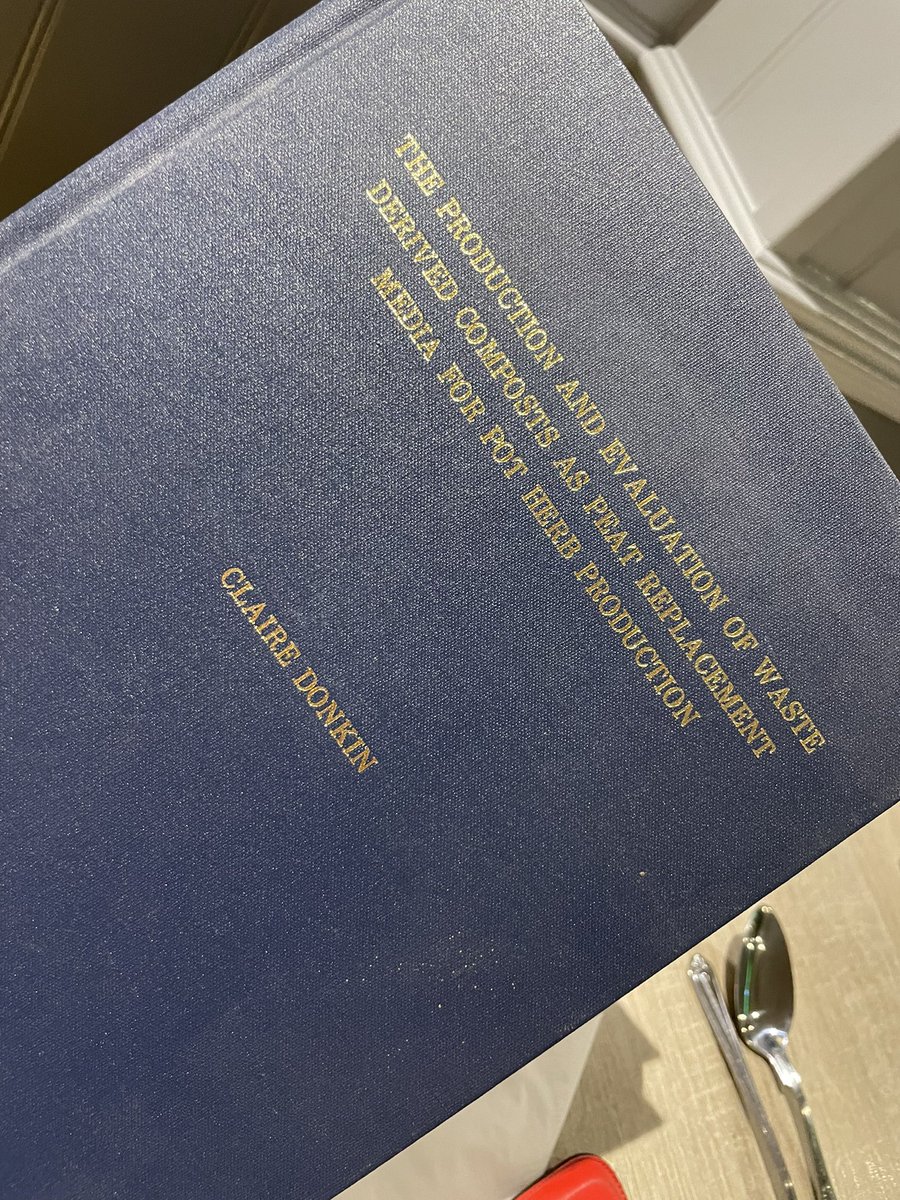 Well I never thought I’d be dusting off the old #thesis again #peatfree