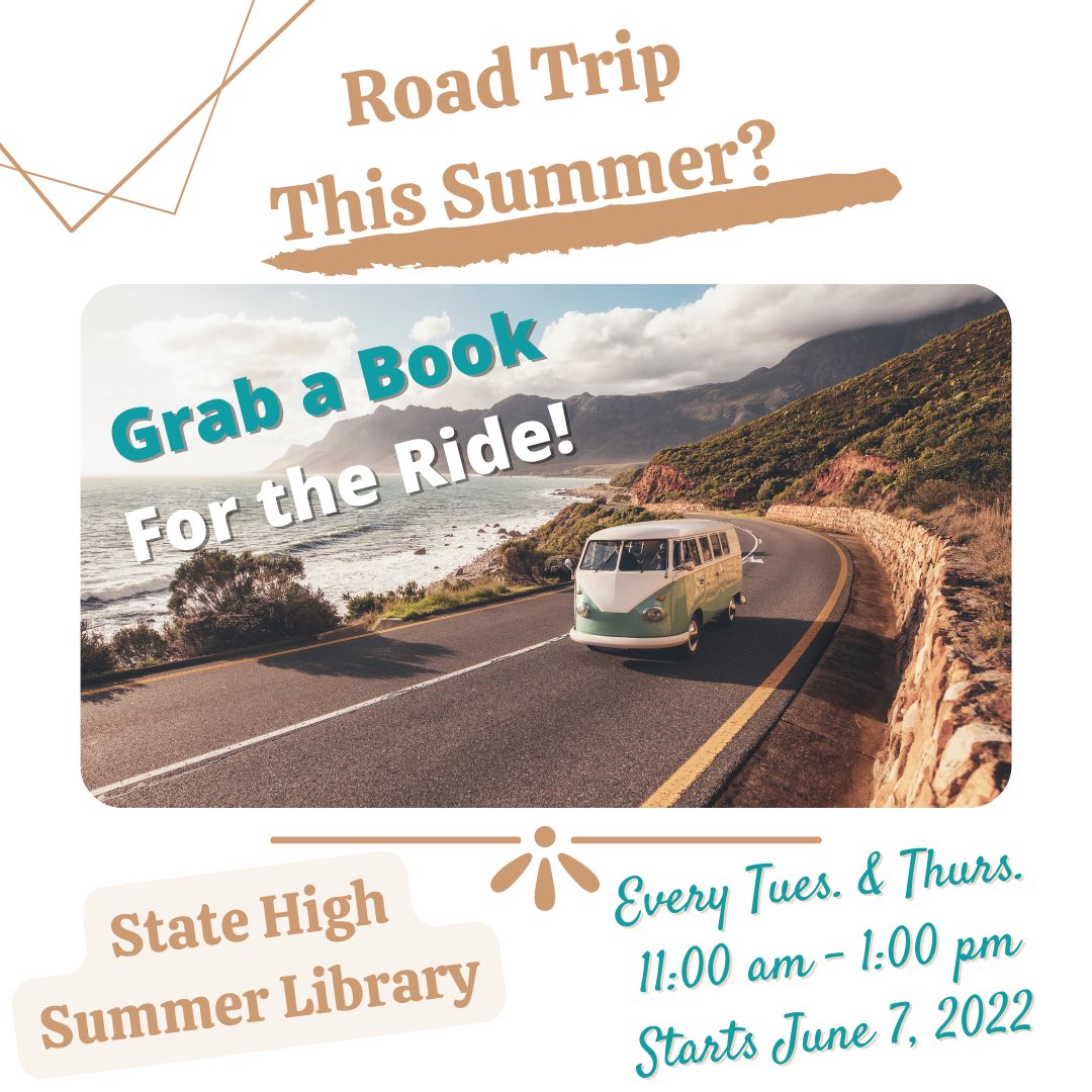 StateHighLib's tweet image. Heat index too much for outside? The @StateCollegeHS Library is open for HS students every Tuesday and Thursday! It’s never too hot to stay inside and read a great book! @PAStateLibrary @PADeptofEd