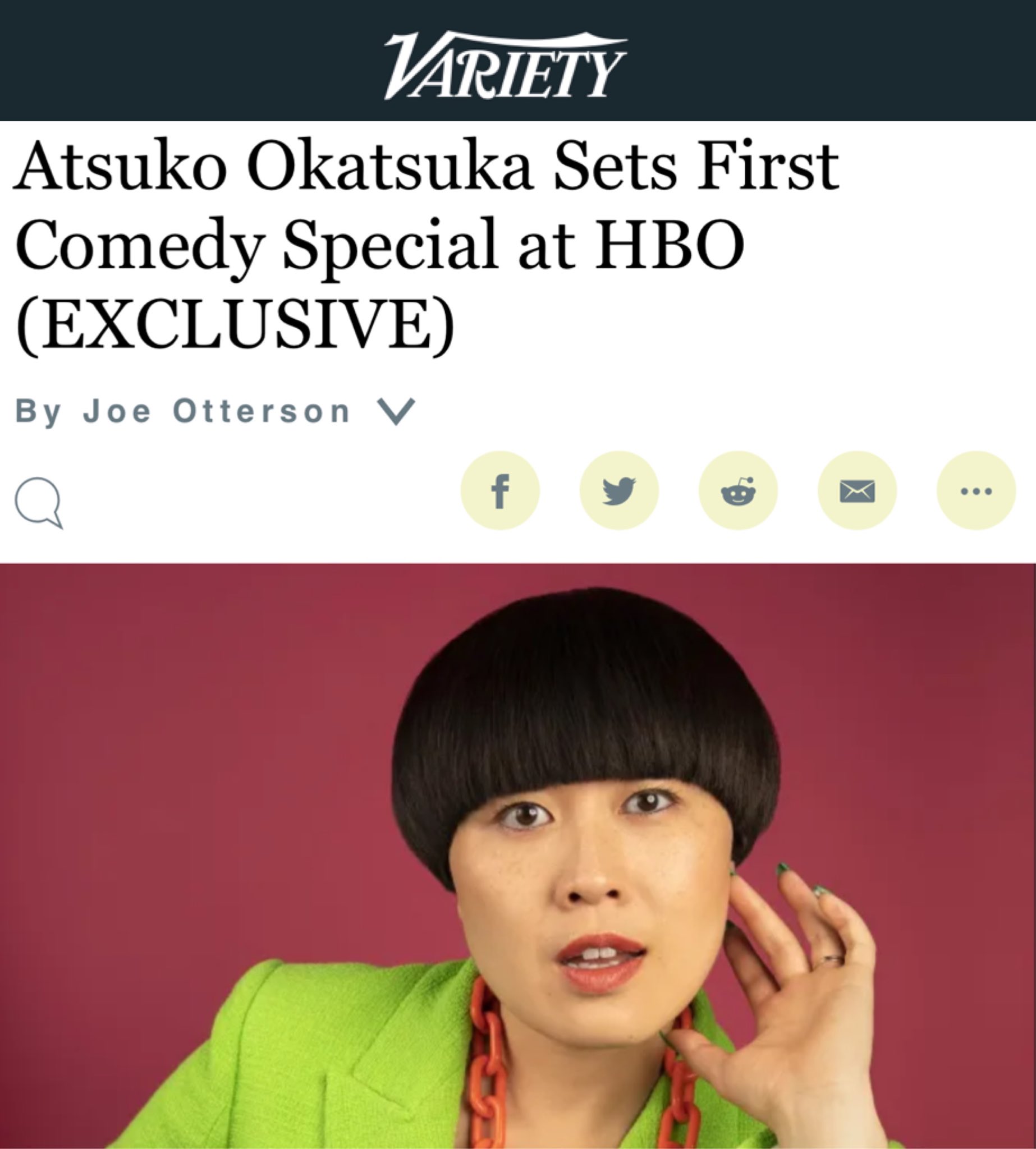 Atsuko Okatsuka Wedding
