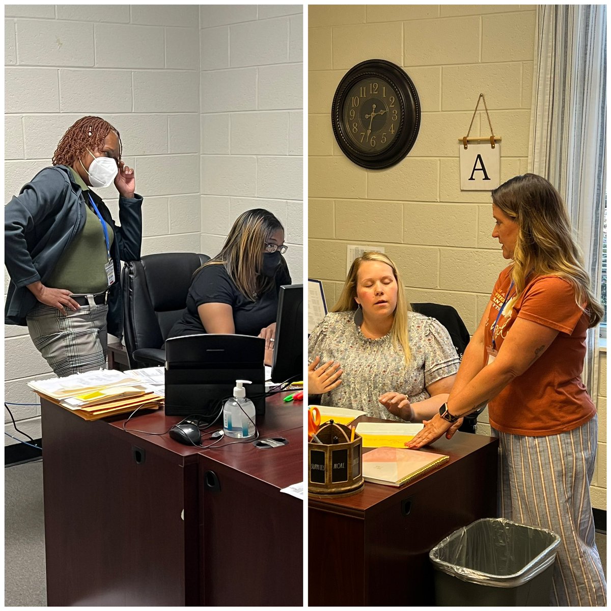 When I think about #sticktogetherNCSS …this is what I see. Our registrar and bookkeeper both accepted teaching positions in our school🥳 but they are offering their OWN time to create a smooth transition. So thankful for them and their servant hearts. #NCSSBeTheBest