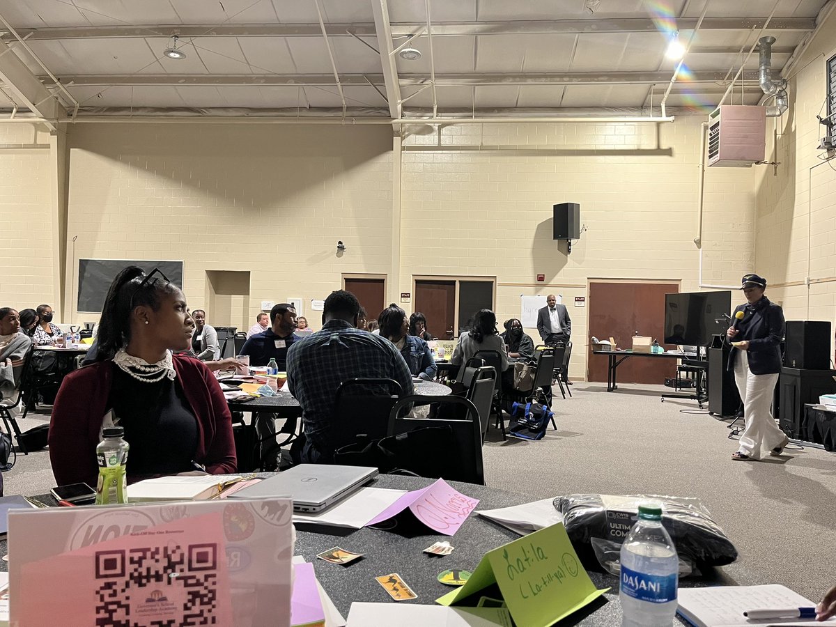 MsAngelPugh's tweet photo. Great first day of learning with  @GSLA_Georgia @GSLA_Georgia #LeadKickoff22 as we explored our identities as leaders and how we can use our leader strengths to improve our schools and support teachers and students. https://t.co/D3MNtw5Oez