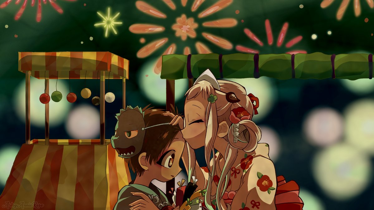 ArtsyAnnieRose's tweet photo. Let’s just ignore the date :D

another anime screenshot from meeeeee
Tanabata Week Day 7: Wishes/Fireworks
#Hanako #hanakokun #yashironene #yugiamane #tbhk #ToiletboundHanakokun #JibakuShounenHanakokun #hananene #花寧々 #地縛少年花子くん #anime #manga #tanabata https://t.co/qZDvQO0X4i
