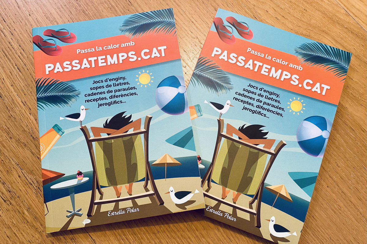Si teniu canalla us animo a comprar-los aquest quadern de passatemps en català per a l’estiu. No hi ha pràcticament passatemps en català i per tant cal donar-hi suport quan algú edita un producte de qualitat. Jo ja en tinc un per a cada patufa i ja hi estan enganxades.