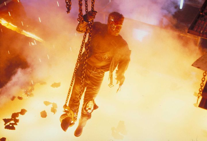 A reminder that the phrase 'Hasta la vista baby' was immortalised in T2 by a cyborg that willingly sacrifices itself for the good of everyone else, thus displaying more humanity and compassion than our outgoing narcissist-in-chief could ever muster.