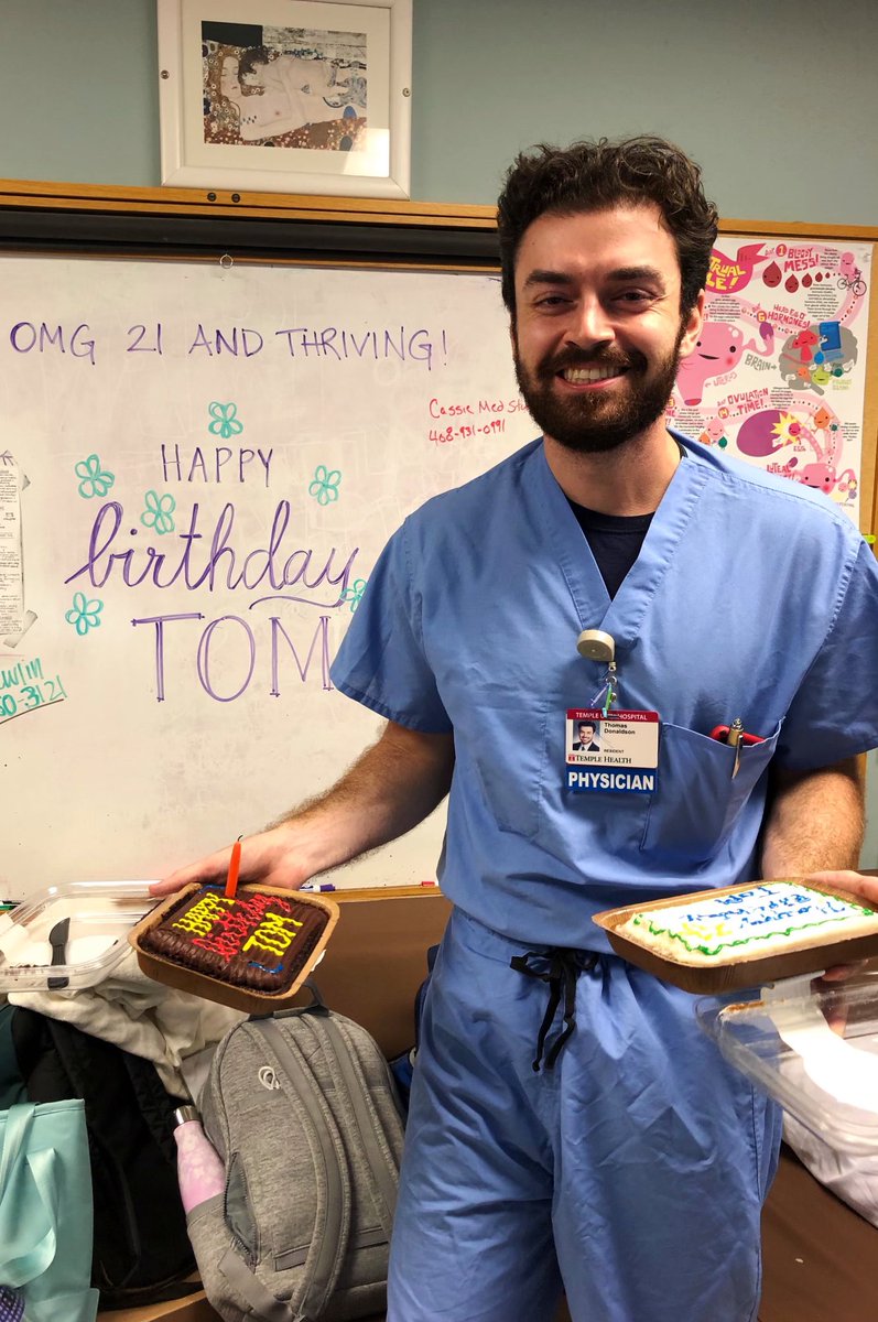But how could we forget . . . Dr. Donaldson (PGY1) delivering a babe on his birthday AND it was the mom’s birthday!! Triple birthday, much?!