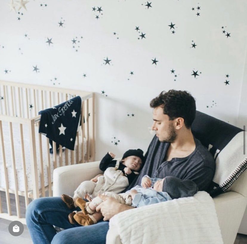 MerbenInt's tweet image. Our star #babyblanket in a beautiful nursery ⭐️ Photo c/o @somethingpersonalized 📸
