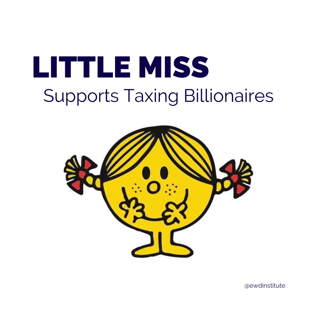 EWDinstitute's tweet photo. #TaxTheRich ๐ธ
#billionaires #ultrarich #meme #memethread #littlemiss #littlems #ewdi #wealth #wealthdistribution #taxes https://t.co/doeEmfseA1