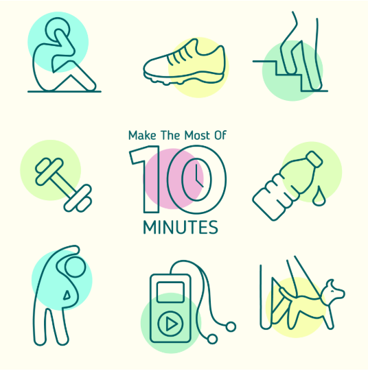 SmokefreeUs's tweet image. Exercise is a great alternative to smoking, but finding time to work out can be challenging. Make the most of just 10 minutes with a quick walk during your lunch break or by stretching after a long meeting.