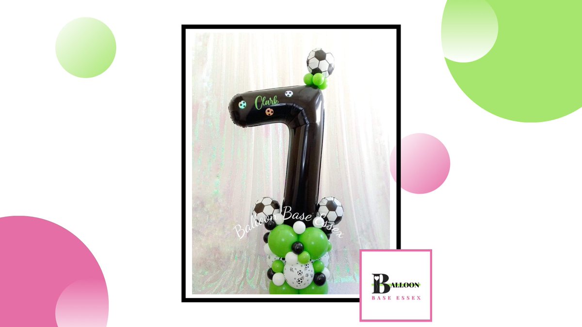 Our brief - a football themed birthday party ⚽️ We hope you had lots of fun celebrating! 🥳 
#Balloons #birthdayboy #birthdayparty #football