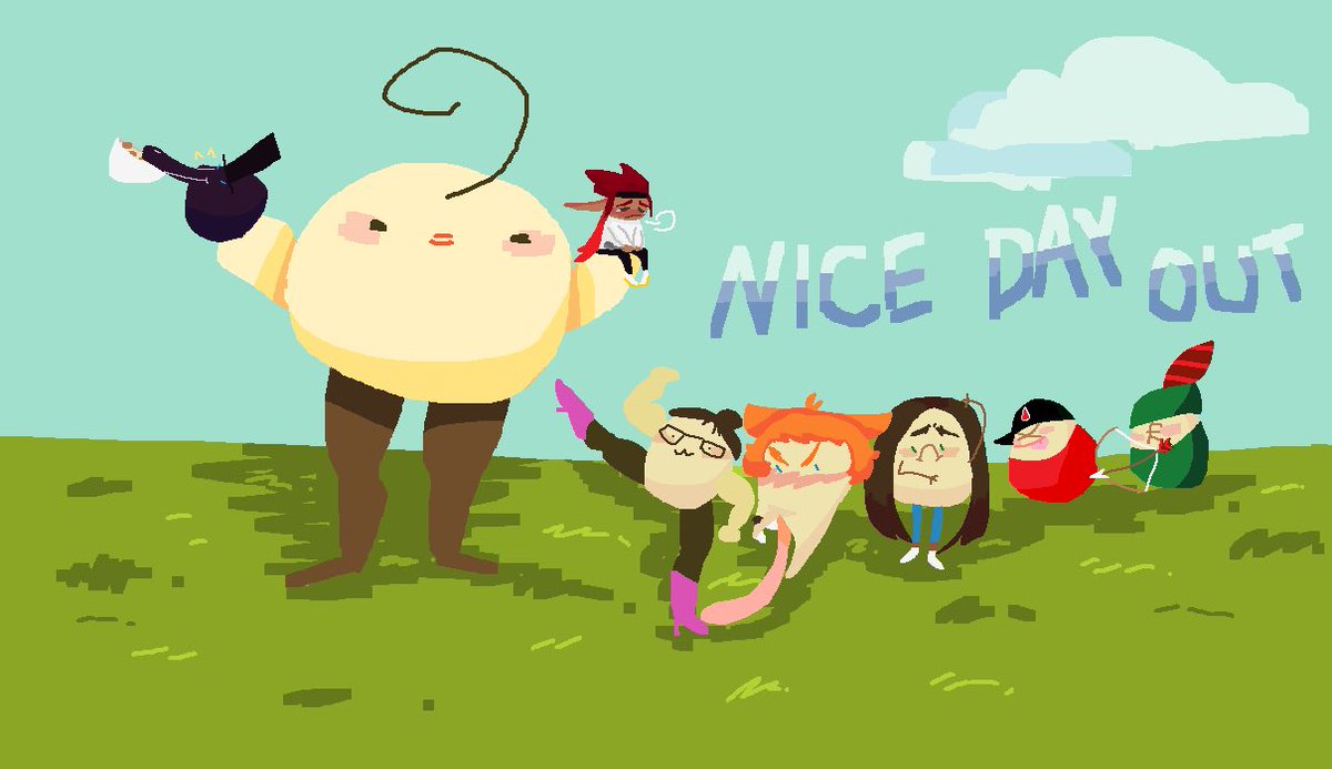 eggbeei's tweet image. after the #pokemon fusion drawing #stream — catt and I became one :0