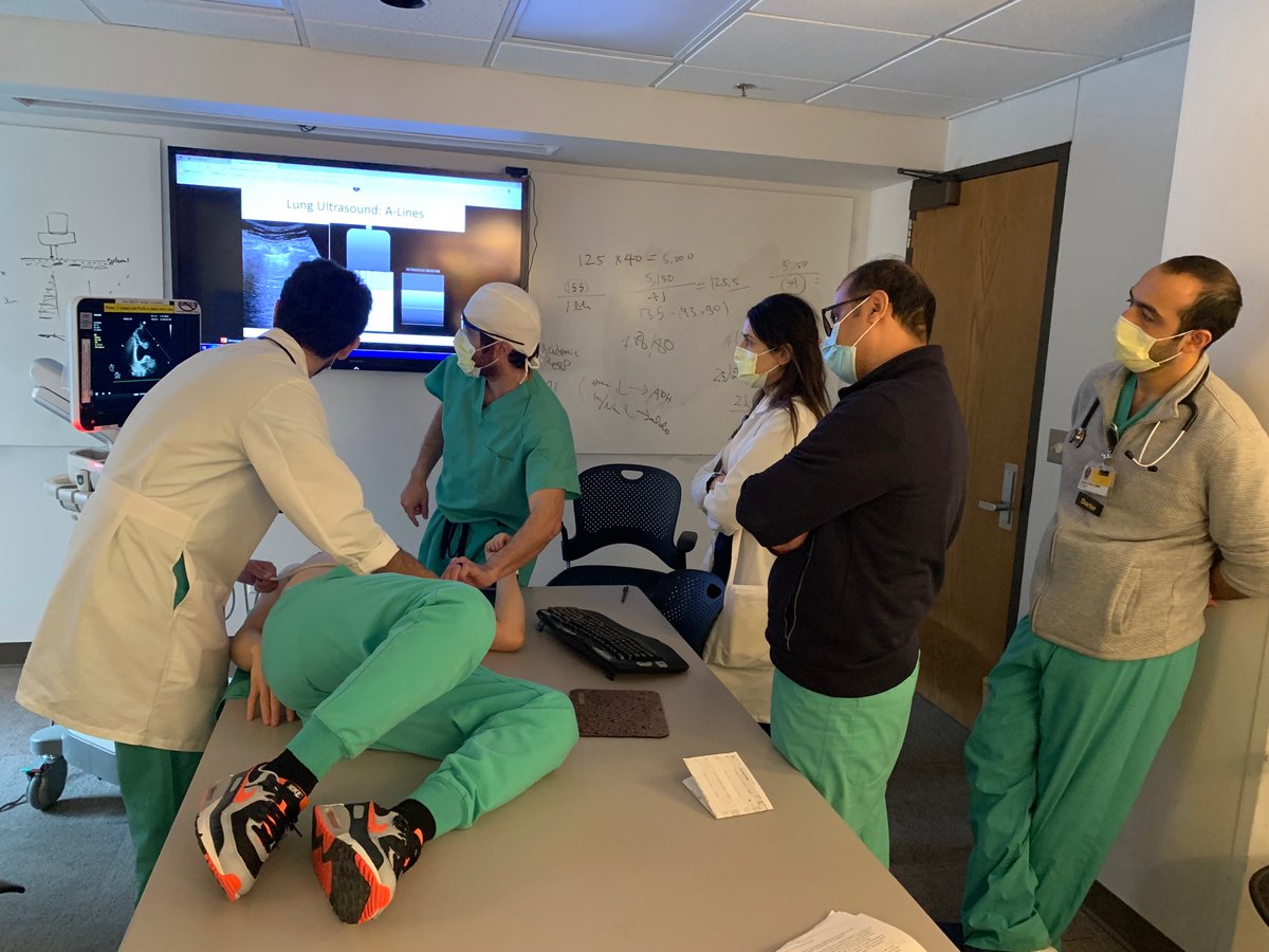 Internal Medicine at Iowa (@intmedatiowa) on Twitter photo Our <a href="/UIowaPCCM/">University of Iowa PCCM Fellowship</a> fellows are not the only trainees learning ultrasound techniques. Over the course of a year, <a href="/uiowa_kidneys/">University of Iowa Nephrology</a> fellows learn basic POCUS skills as well as how to ID abnormal kidneys, evaluate volume status, hydronephrosis, & other pathologies using US. Our <a href="/UIowaPCCM/">University of Iowa PCCM Fellowship</a> fellows are not the only trainees learning ultrasound techniques. Over the course of a year, <a href="/uiowa_kidneys/">University of Iowa Nephrology</a> fellows learn basic POCUS skills as well as how to ID abnormal kidneys, evaluate volume status, hydronephrosis, & other pathologies using US.