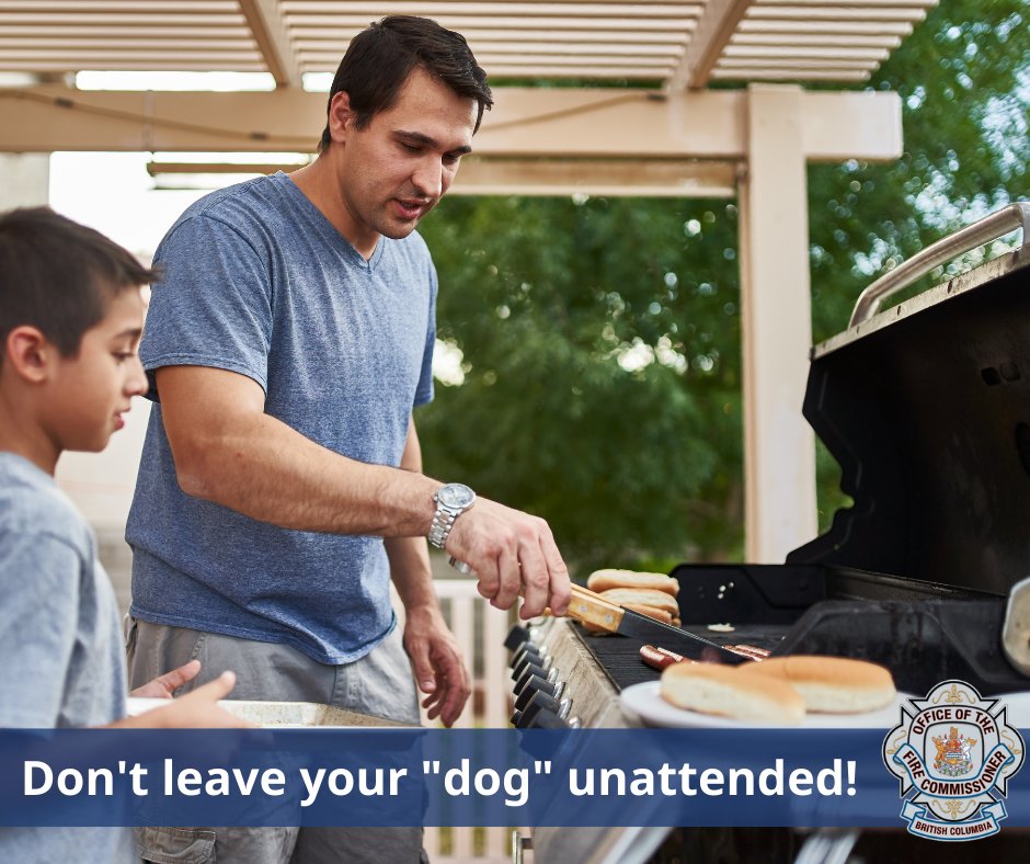 Never leave your dog - or grill - unattended! Stay safe on #NationalHotDogDay with these BBQ safety tips from <a href="/NFPA/">NFPA</a> ow.ly/6zcN50K0wrp #FirePrevention