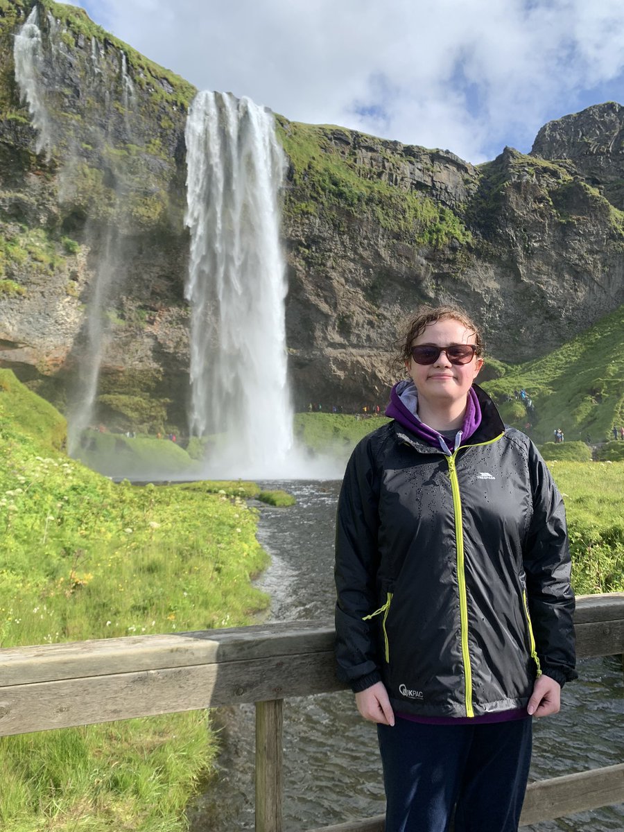 MissCRMartin's tweet photo. Seljalandsfoss waterfall - amazing! #CHSIceland2022 #MakingMemories https://t.co/tcPtg9CeIP