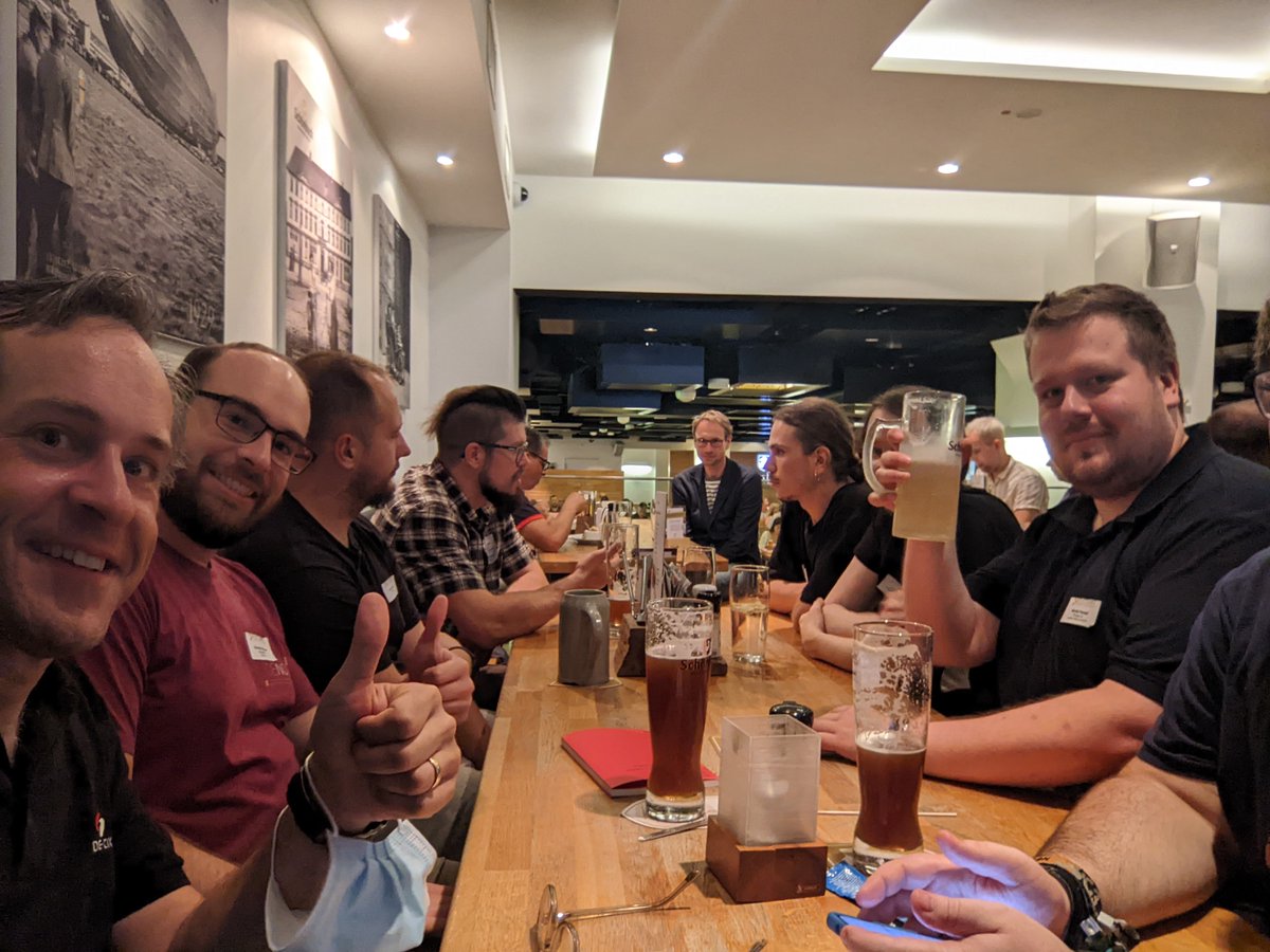 Today, I attended the beering at <a href="/stuttgart_ix/">stuttgart-ix</a> to meet some great peers! <a href="/stuttgart_ix/">stuttgart-ix</a> and @decix work together to offer networks from the Stuttgart region cloud connectivity to Clouds (e.g. Azure, AWS, GCP, IBM, Oracle) in Frankfurt, Amsterdam, and elsewhere. #peeringfamily