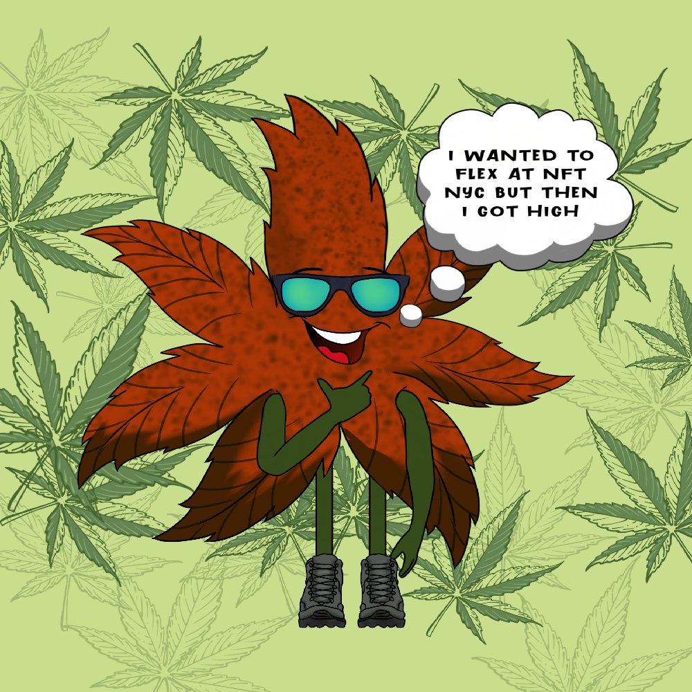IGotHighNFT's tweet photo. Ready to flex at NFT NYC my guy 😎

High times coming soon...

#NFT #NFTs #NFTartist #NFTGiveaways #nftart #FreeMint #FreeNFTS #FreeMints #OpenSea #ETH #BTC https://t.co/QALZ3Yn6h8