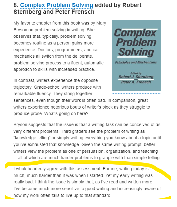 KrisAbdelmessih's tweet photo. I've seen (and agree) with those who feel like writing is hell

This is a good description why via @ScottHYoung 

https://t.co/fwH3Pzwbvf https://t.co/iR8ZO3Nkva