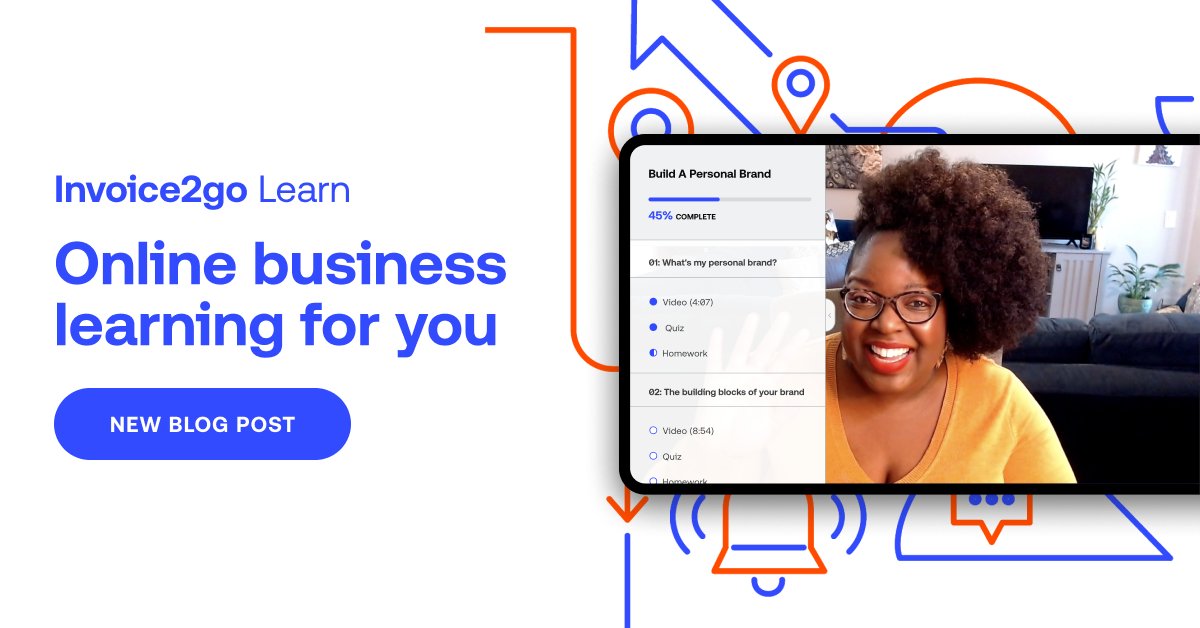 Invoice2go's tweet image. Starting your own business is one of the most exciting — and daunting — things you can do. Our new Invoice2go Learn online courses will help guide you with quality advice from leading business professionals. Find out about the courses that are live here!
invoice.2go.com/blog/invoice2g…