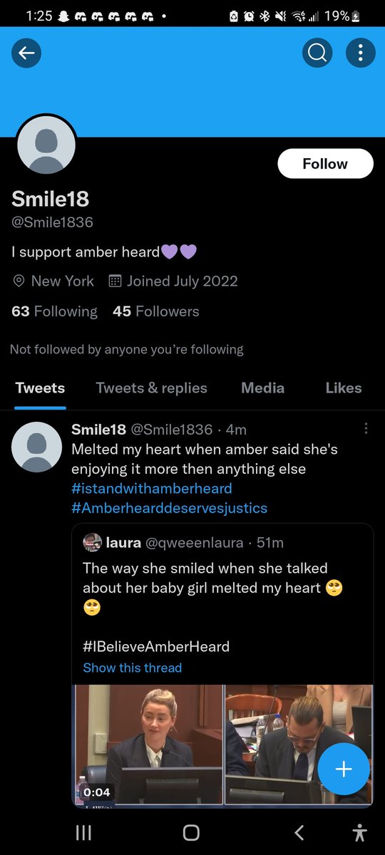 kissmycolaa's tweet photo. This account joined YESTERDAY and has already sent out 618 tweets pro-amber/anti-depp. But Depp supporters are bots??? Lol
#amberbots
#AmberIsALiar
#AmberHeardDeservesJustice
#justiceforjohnny https://t.co/3ZXpU5b6TK