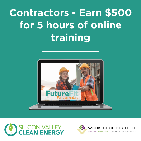 GreenPointRated's tweet image. #SantaClaraCounty contractors: @SVCleanEnergy’s FutureFit Fundamentals Contractor Training is a great opportunity to develop skills around #allelectric building and design. You can even earn a $500 stipend for completing the course!

Learn more here: bit.ly/3zmi0MM