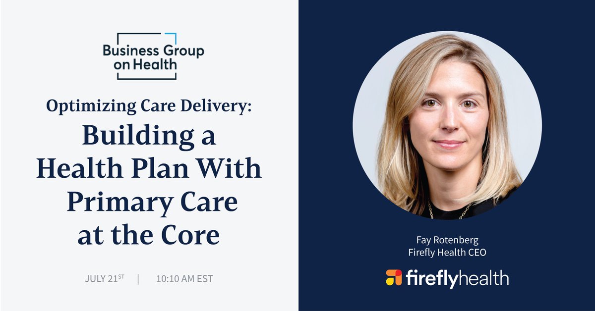 Firefly Health (@carebyfirefly) on Twitter photo Headed to DC tomorrow for the Health Innovations Forum (HIF)? Don't miss our CEO <a href="/fyietc/">Fay Rotenberg</a> at 10:10 am. She'll be speaking about our journey to build a modern health plan with care at the core. Headed to DC tomorrow for the Health Innovations Forum (HIF)? Don't miss our CEO <a href="/fyietc/">Fay Rotenberg</a> at 10:10 am. She'll be speaking about our journey to build a modern health plan with care at the core.