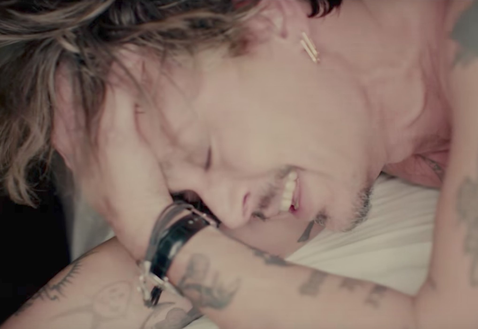 marilyn manson tattooed in reverse