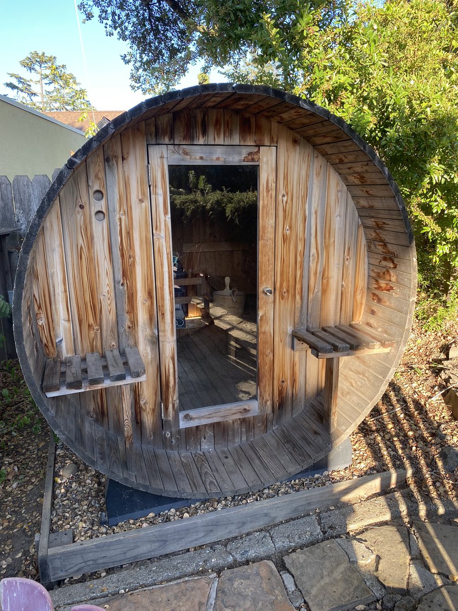 HolyroodsFood's tweet photo. #backyardsauna #stressfree @IMSO_Game @urmm0m https://t.co/YAJH2g0pF1