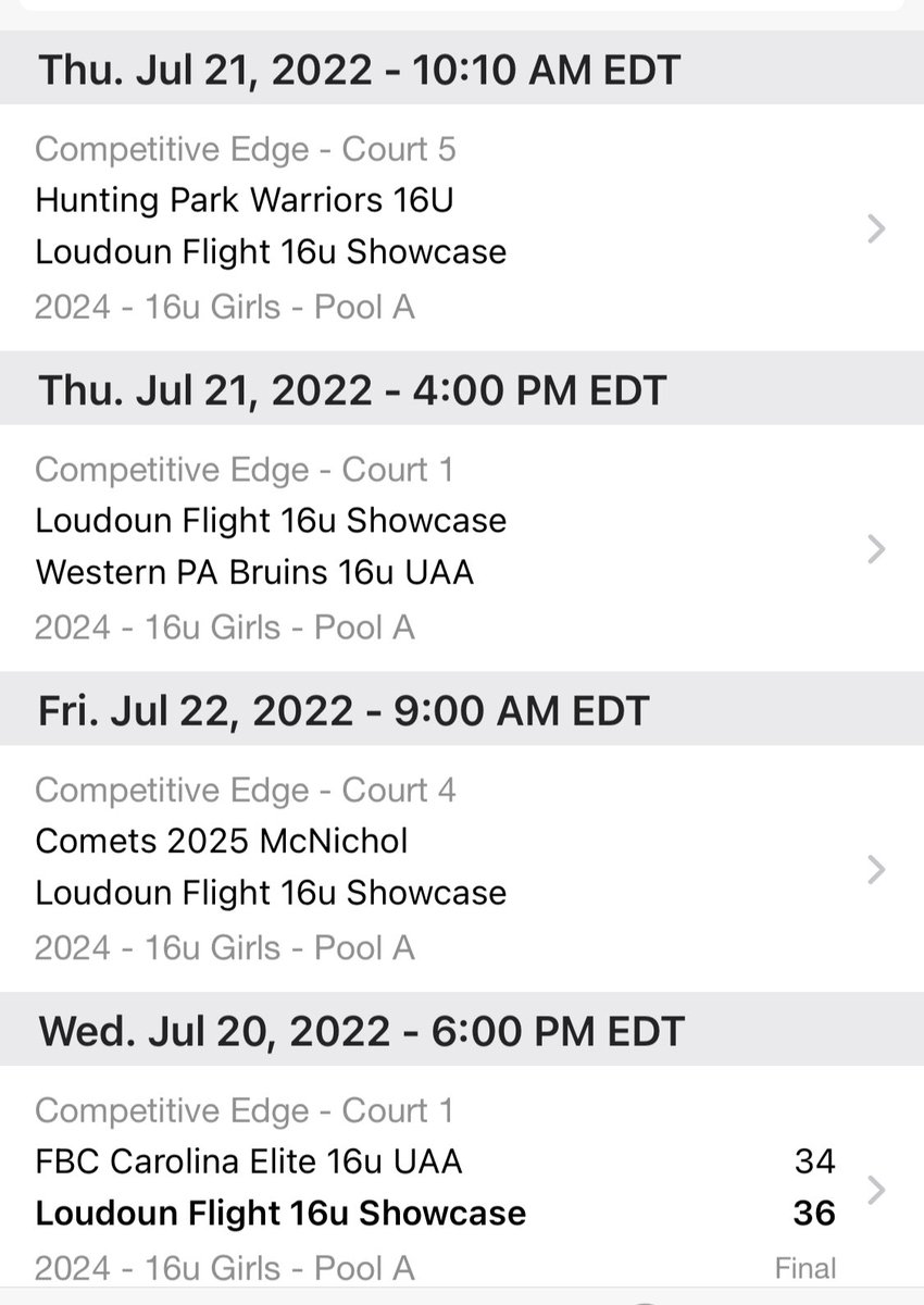 Loudoun Flight 16U Showcase tweet media