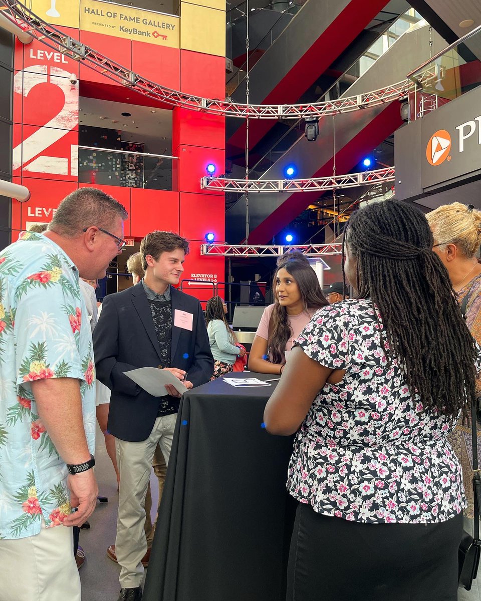 SOTC_CLE's tweet photo. Thank you to everyone who attended this years Collegiate Career and Community Leader Mixer! We hope that everyone was able to meet new people and make lasting connections! 

Finally, thank you to our sponsors! @metrohealthCLE @rockhall @AveryDennison https://t.co/YzIVqxNFcx