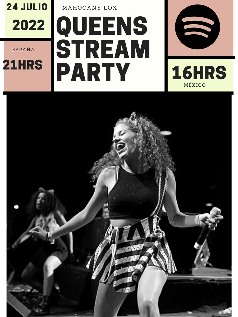 MahoganyLOXmx's tweet photo. #LOXSMITHS
Únanse a nosotros a esta stream party en compañia de grandes fandoms para escuchar música de artistas super talentosas🫶🏼✨ https://t.co/S89YwzkACZ