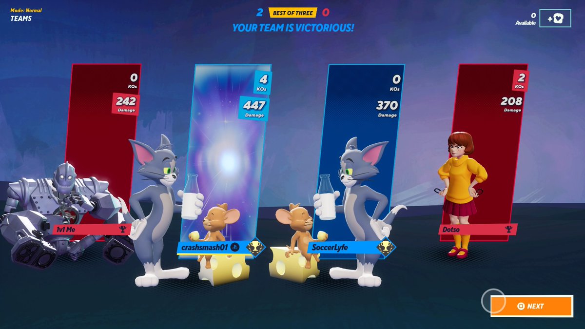 crashsmash01's tweet image. WOWWWW that was a... CATastrophic Slamfest if i ever saw one #Multversus #Tomandjerry #PS4share