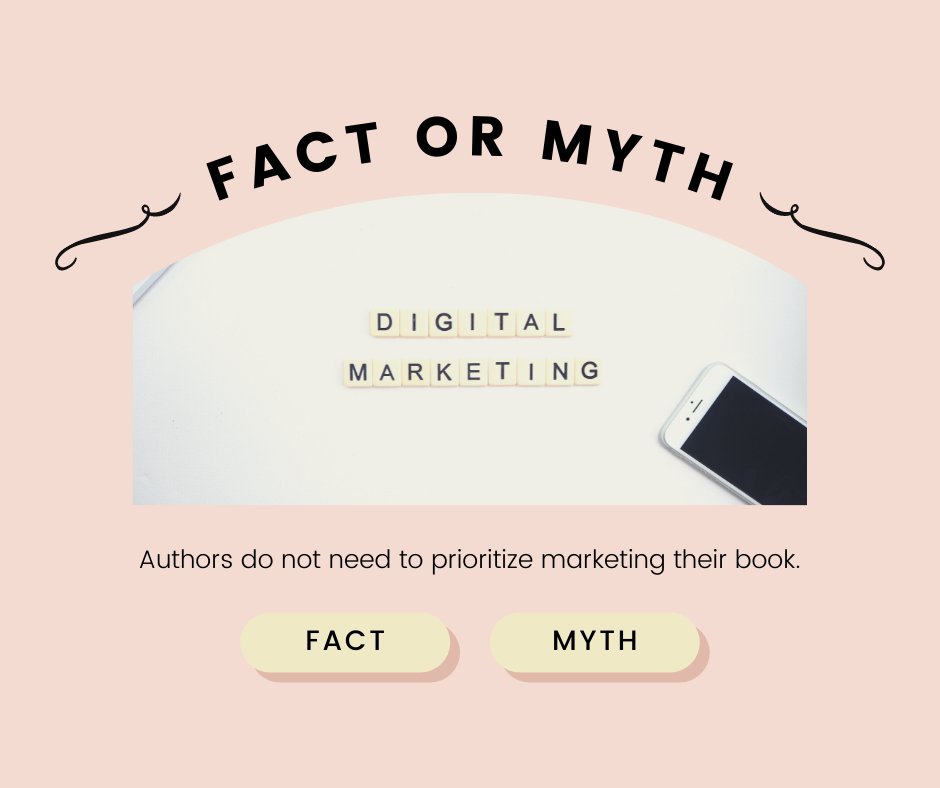 publishing_room's tweet photo. Answer? A myth! An important part of any author's book release is marketing. Learn more about how and when to market your book via our Book Marketing Guide when you sign up for our membership! See the link for more details: https://t.co/fLWxiJs3wY ✨ https://t.co/1xaIJuTeen
