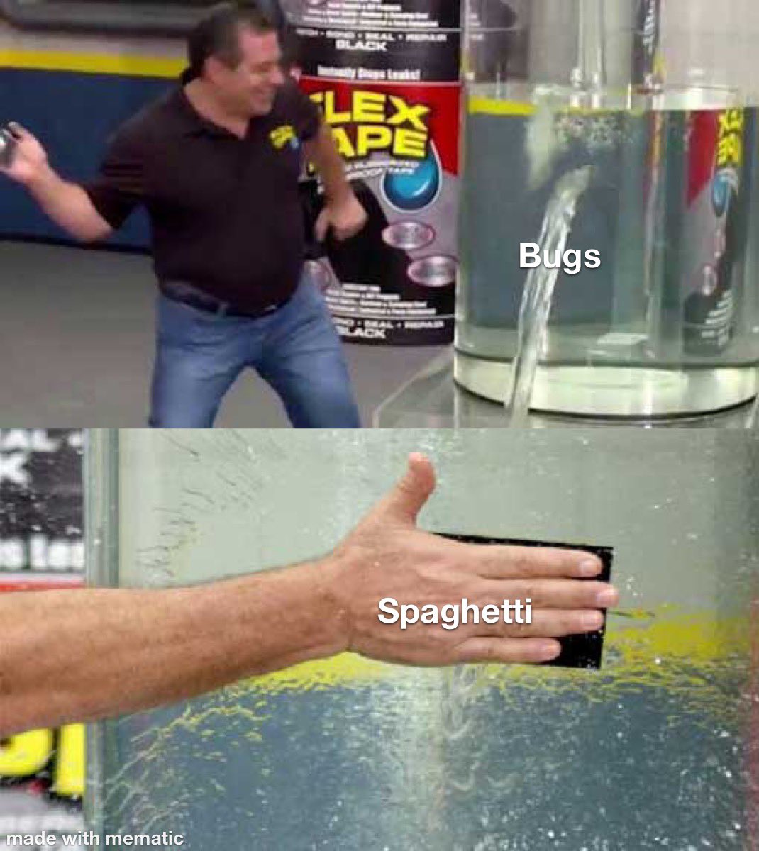 Devs right before submissions close for a game jam:

#indiegame #gamedev #gaming #gamejam #GMTKJam