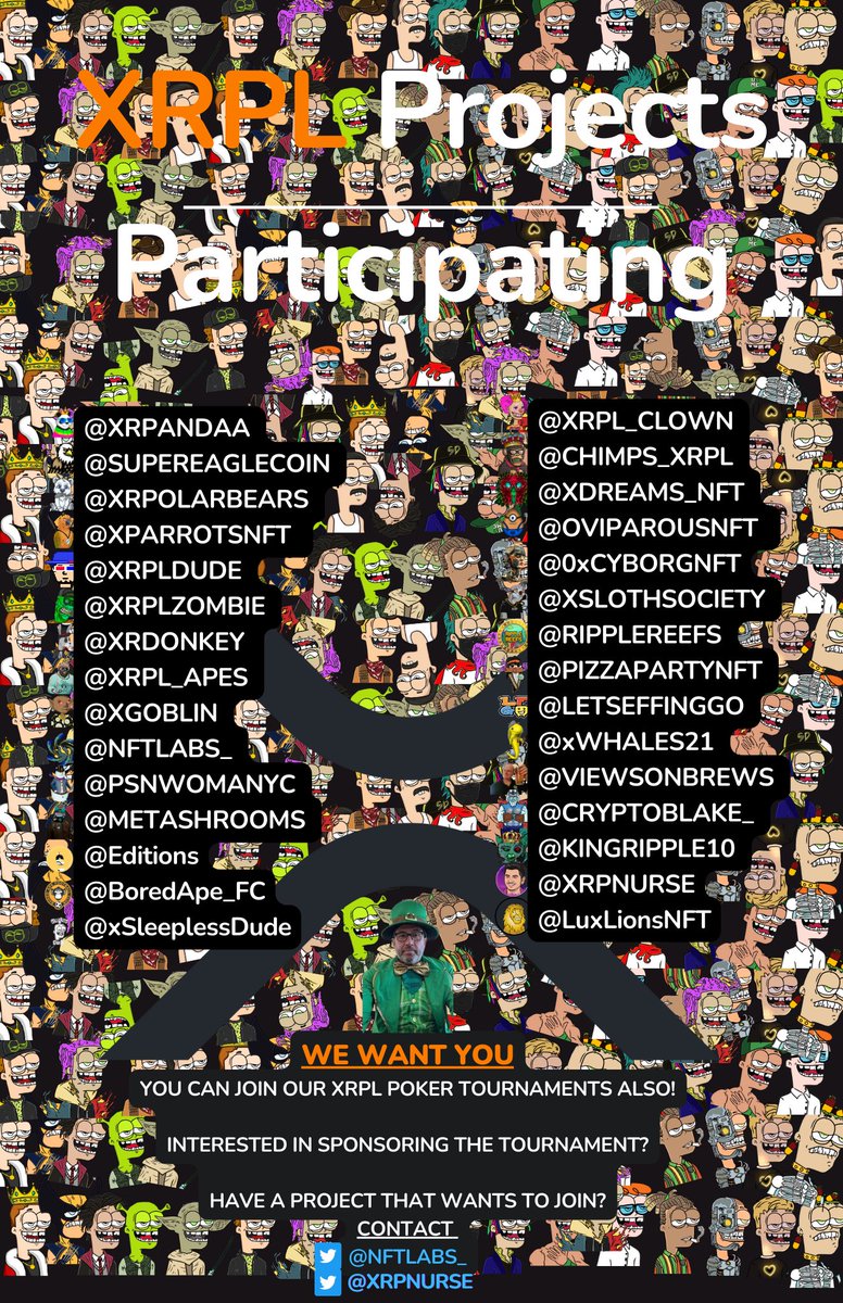 xSleeplessDude's tweet photo. ♦️♣️♥️♠️FREE TO ENTER Virtual poker tournament ♦️♣️♥️♠️

⏲️ Friday July 22nd at 5pm EST 

#SleeplessDude is please to be hosting this week's collab poker with XRPL's top projects! 

Details in discord 👇
https://t.co/dTEj8I77bC https://t.co/RM2oLGvEdo