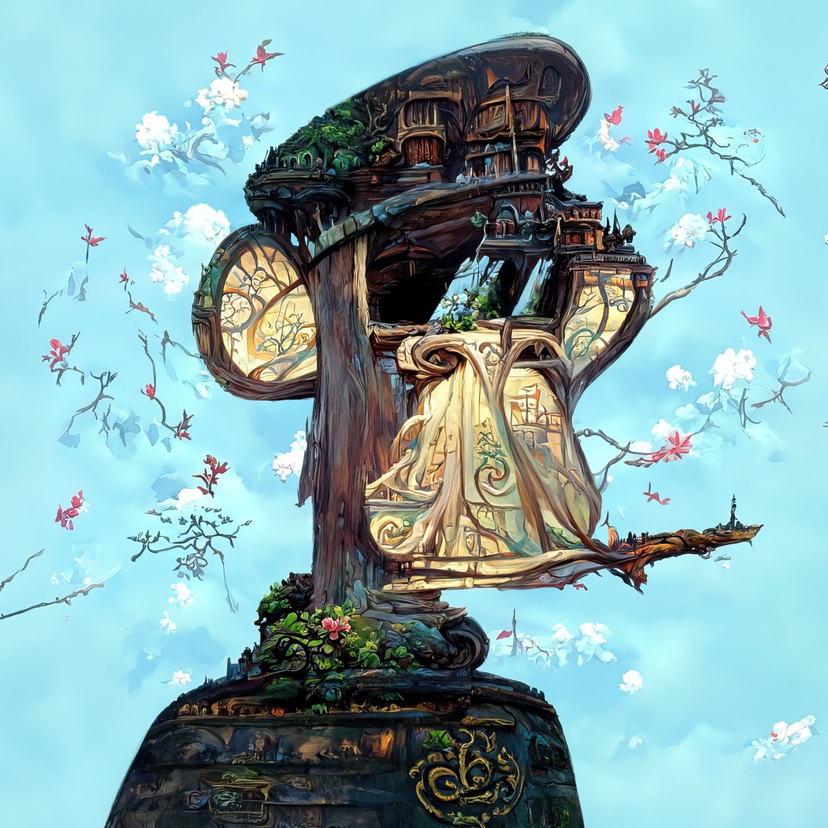 The Dark Captains were dedicated to the preservation of knowledge. Their libraries were carved from fragments of the Tree of Life. Those flocking to their great halls found their minds well fed and illuminated,
<a href="/AIPESnft_/">AIPES NFT</a> #AIPES #AIPESNFT
#AIgenerated #AIart #digitalart #NFT