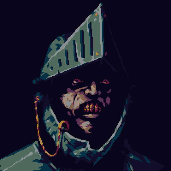 Achrileg's tweet photo. Quick limited palette. Helm probably doesn't make sense. =]
#ドット絵 #像素艺术 #픽셀아트 #pixelart https://t.co/TmAEm5TVpf
