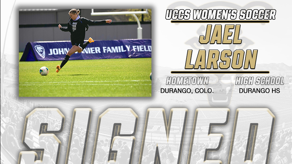 UCCS Athletics (@gomountainlions) on Twitter photo Welcome to the <a href="/UCCSws/">UCCS Womens Soccer</a> Mountain Lion Family <a href="/jael_larson/">Jael Larson</a>! Jael Larson (Durango, Colo. / Durango HS / TRANSFER: Kansas State) #ClawsOut #GoMountainLions Welcome to the <a href="/UCCSws/">UCCS Womens Soccer</a> Mountain Lion Family <a href="/jael_larson/">Jael Larson</a>! Jael Larson (Durango, Colo. / Durango HS / TRANSFER: Kansas State) #ClawsOut #GoMountainLions