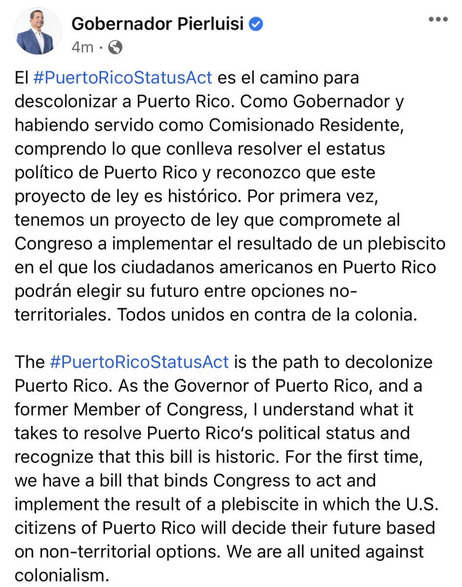 ¡Aprobado por el <a href="/NRDems/">Natural Resources Democrats</a> el Plan de Consenso por el Fin de la Colonia! #PuertoRicoStatusAct