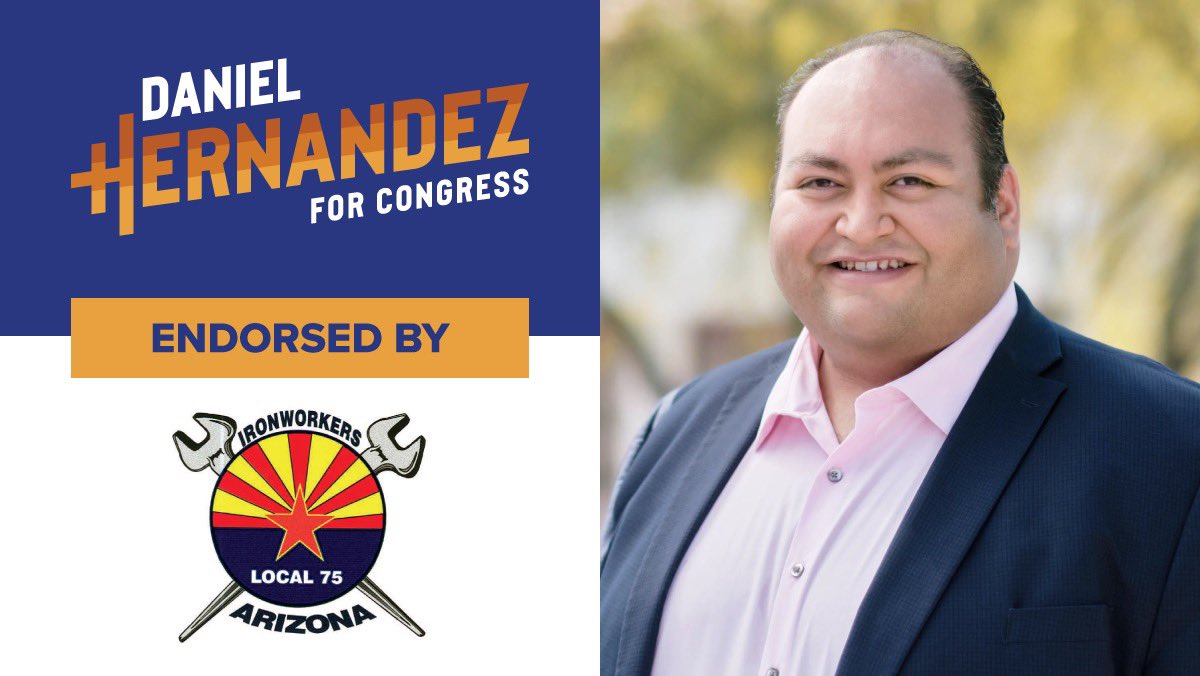 🚨Excited to share that Ironworkers Local 75 has endorsed our campaign! 

I will always support policies that create union jobs and support middle-class workers and their families.