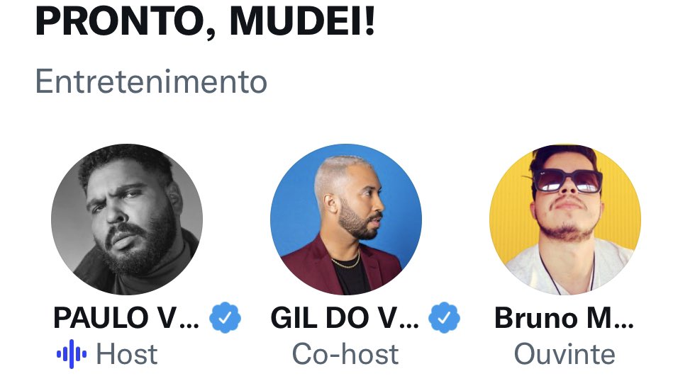 brunomacielof's tweet photo. PRONTO!!!! To me achando o @GilDoVigor que está olhando minha foto 🤣😊@PauloVieiraReal já é o sério do rolê na foto  https://t.co/Tjof7taKhH…  #ProntoMudei  #Gil https://t.co/aE9er9zcts