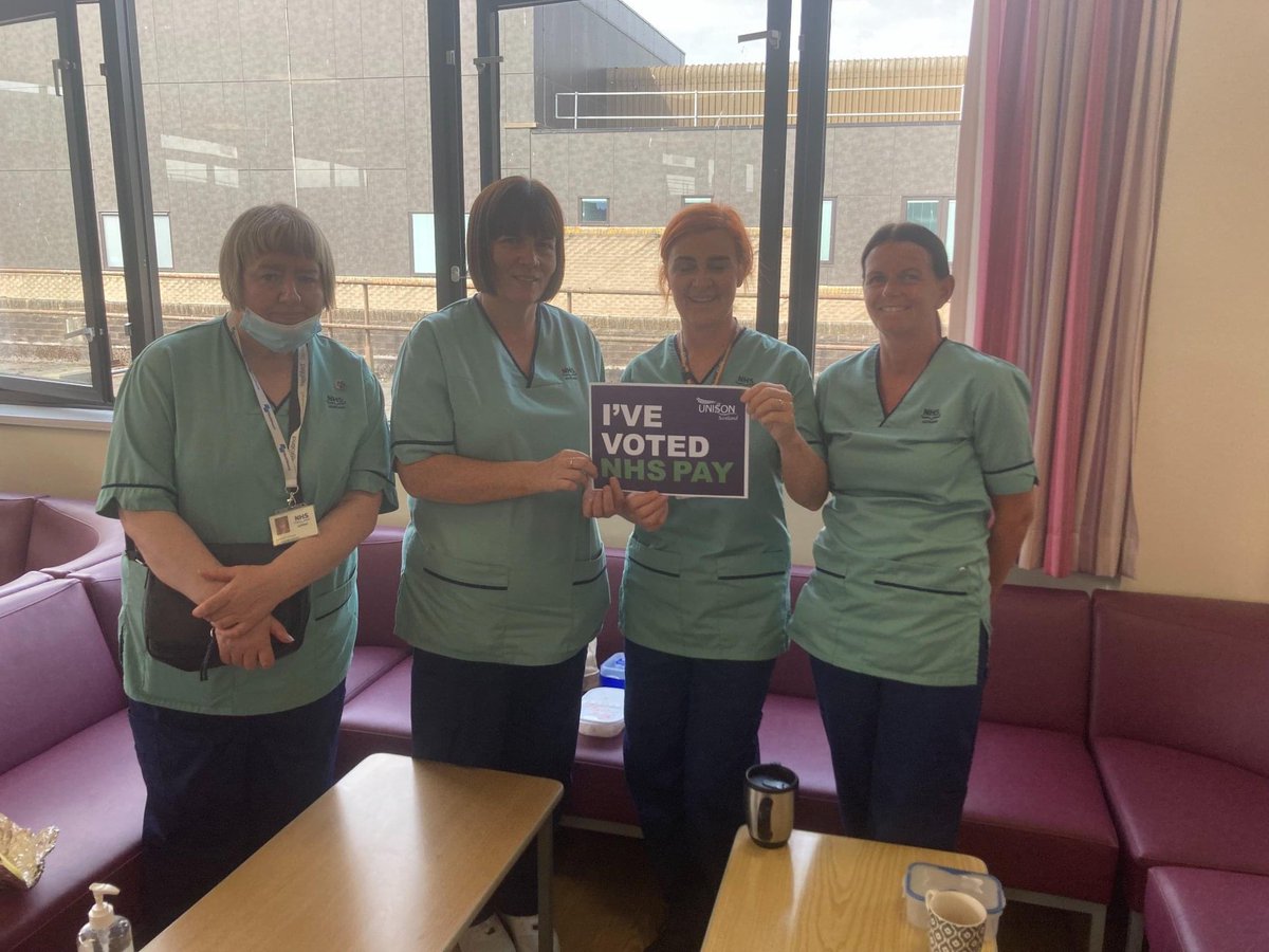 LothianUnison's tweet photo. Some UNISON member confirming they have voted.  lets show this government and @HumzaYousaf we want a pay rise that keeps our staff out of poverty! https://t.co/k7UgOogDFq