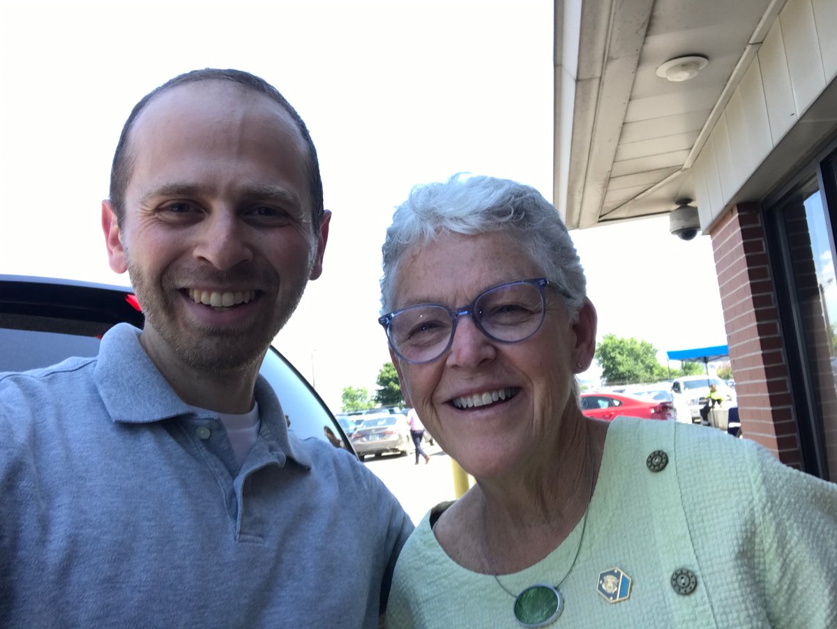 Our state director <a href="/BHellerstein/">Ben Hellerstein</a> was in Somerset today for President Biden's climate remarks and spoke with White House National Climate Advisor Gina McCarthy, one of our long-time allies.
