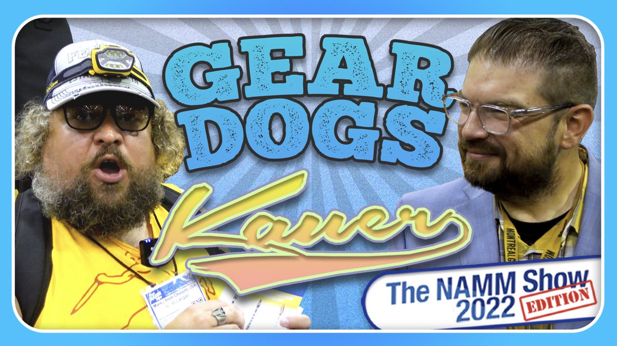 ChibsonUSA's tweet photo. Our latest installment of #GearDogs with Marky! Featuring Doug from @kauerguitars from #NAMM2022

Learn the story behind the banshee and more!! 
https://t.co/Q6X51u6ZQb https://t.co/16FjilymsI