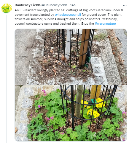 SLeguil's tweet photo. Social media is full of examples of poor, biodiversity-destroying council practices: trees pollarded at worst of drought, grass mowed to dust, flowers hacked. Why? 👉This: private contracts are not compatible with environmental management - nature is by definition too variable.👇 https://t.co/8hAaApnaXE