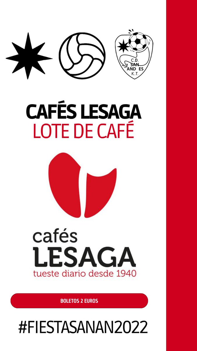 CDSanAndresKT's tweet photo. Uno de los distribuidores con más recorrido de la ciudad, Cafés Lesaga. Un ultramarinos de toda la vida regala un lote de café para incluir en el sorteo. ☕️☕️☕️

MA-RA-VI-LLA para nuestras resacas.

#FiestasSanan2022 https://t.co/WvLDUcQv7e