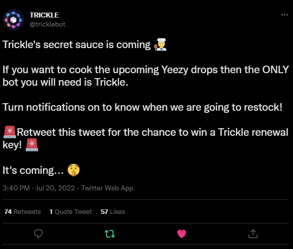 <a href="/tricklebot/">TRICKLE</a> I KNOW THIS IS THE ONLY BOT I NEED TRICKLE ON TOP