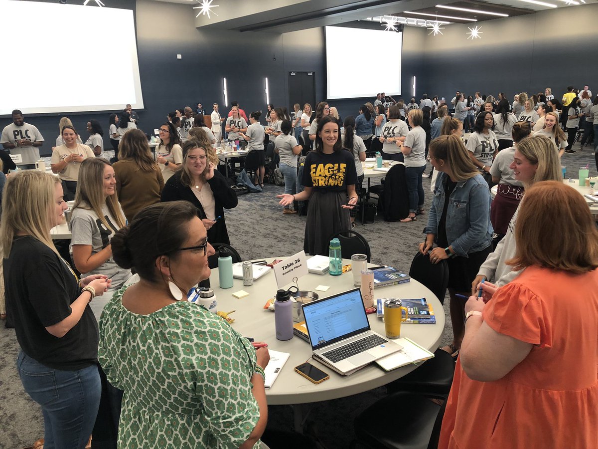 BrigLeane's tweet photo. Collaborative teams do the learning at a PLC school. There is joy being on a meaningful team learning &amp; doing important work! Proud to work @CFBISD @SolutionTree https://t.co/o4nCaDhAeW