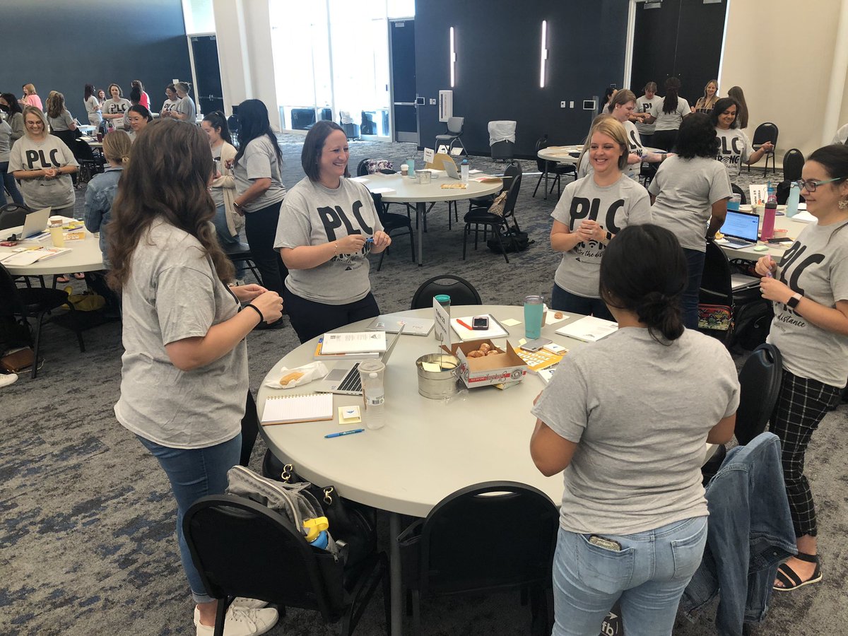 BrigLeane's tweet photo. Collaborative teams do the learning at a PLC school. There is joy being on a meaningful team learning &amp; doing important work! Proud to work @CFBISD @SolutionTree https://t.co/o4nCaDhAeW