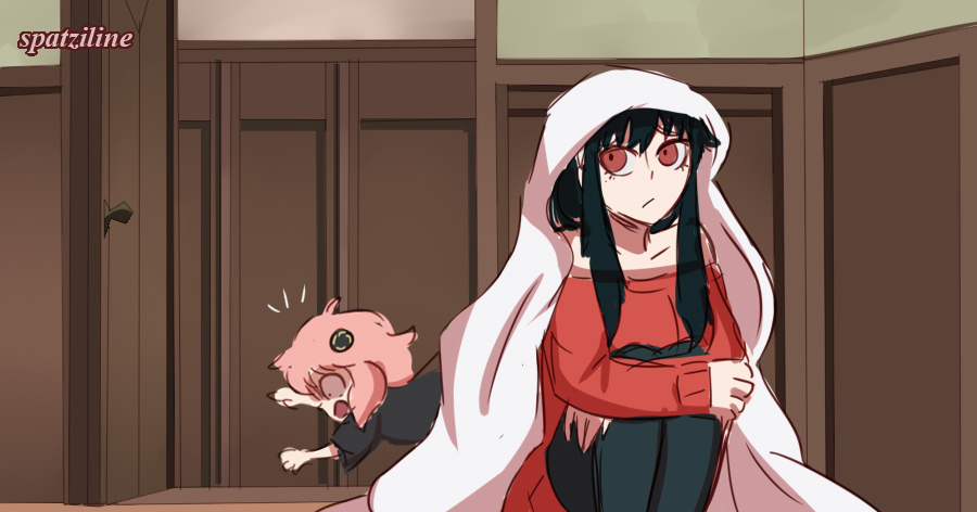 spatziline's tweet photo. Anya tried her best... (BNHA scene) #SPY_FAMILY #yorforger #anyaforger https://t.co/6ELAGKOedH